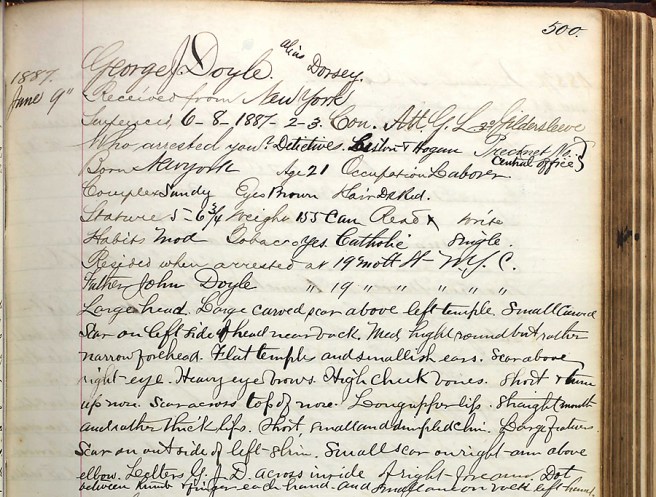 Dorsey Doyle prison record