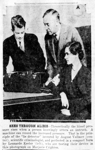 Keeler and the lie detector - Newspapers.com